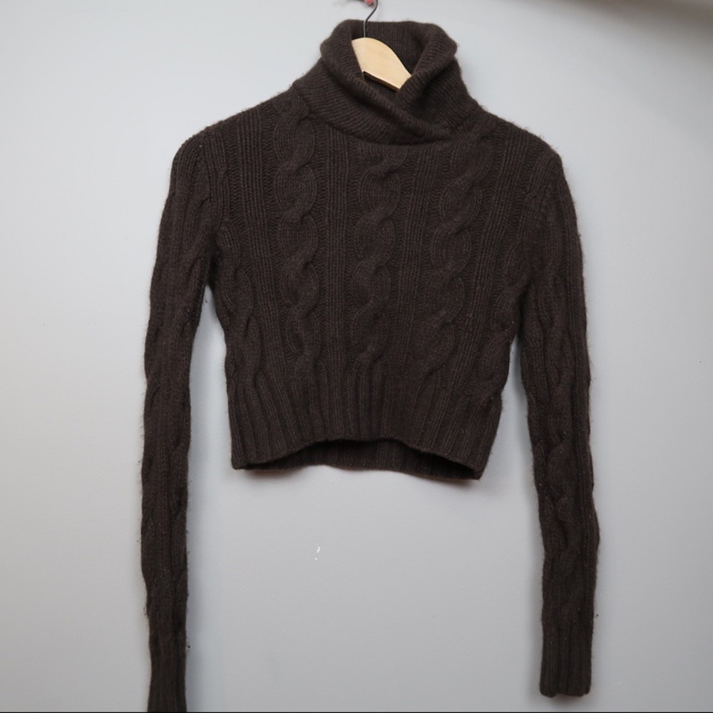 Y2k Ralph Lauren cashmere blend turtleneck sweater